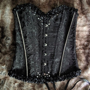 **Beautiful black corset perfect for Halloween**